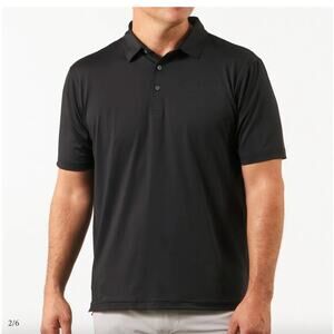 Men’s L Linksoul Palomar Performance Polo, Black